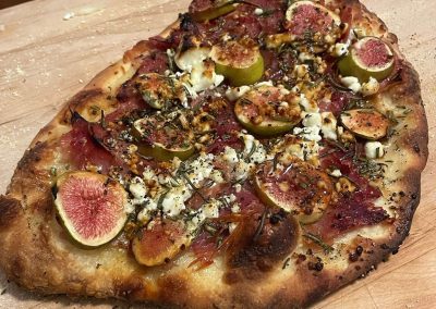 Fig Country Ham Gorgonzola Flatbread