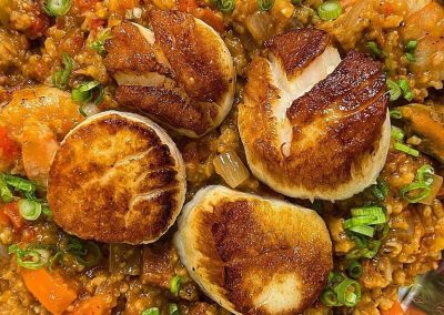 Scallop Smoked Sausage Jambalaya